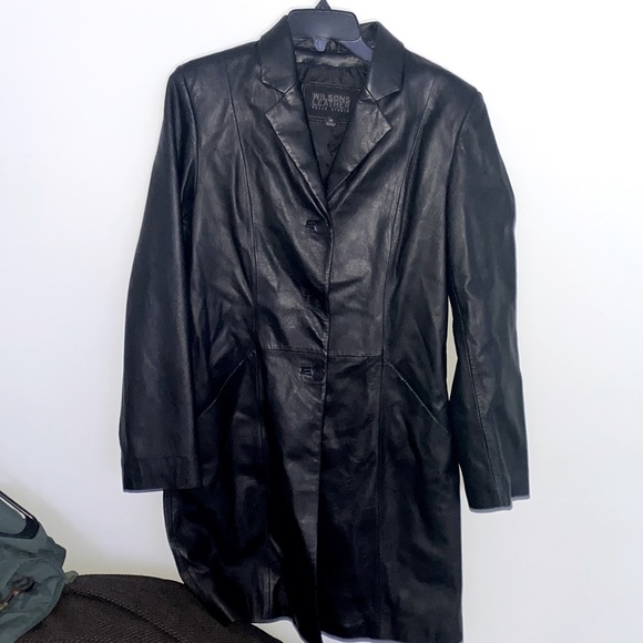 wilson’s leather pelle studio jacket sz M - Picture 1 of 5